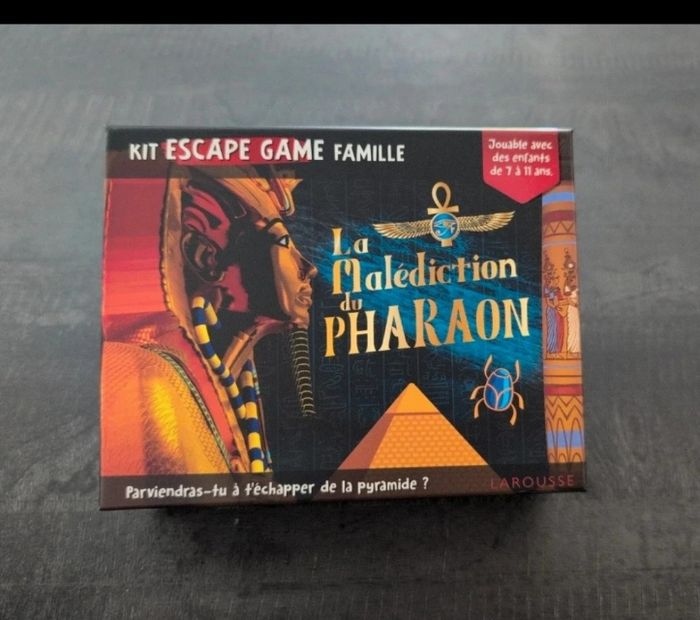Escape game la malédiction du Pharaon