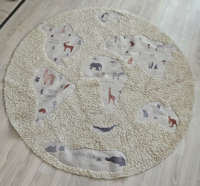 Tapis AFK living beige 140×140cm - photo numéro 3