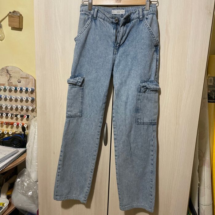 Pantalon en jeans cargo