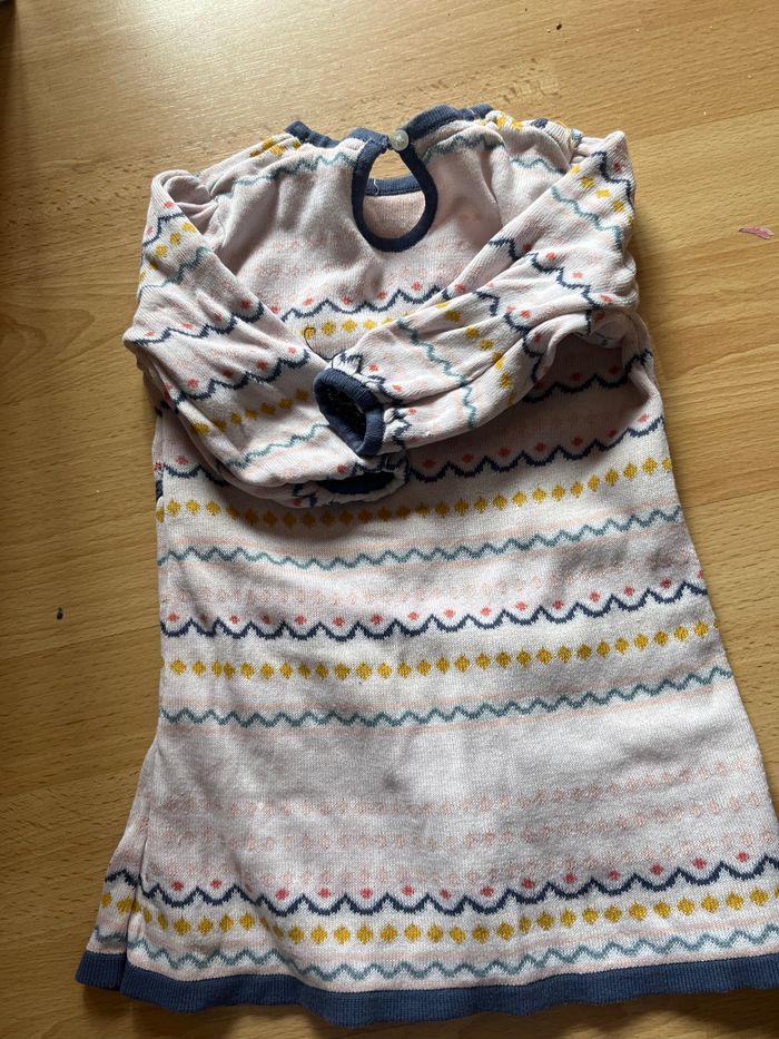 Robe en maille multicolore fille - photo numéro 3