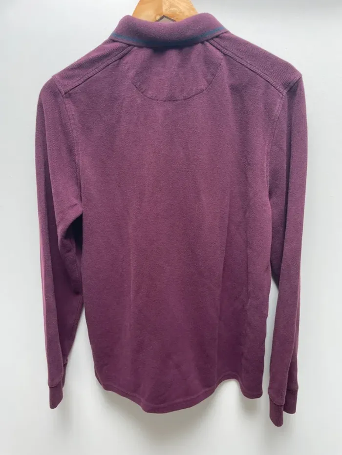 Polo Burgundy Red Burton of London Mens Size Medium - photo numéro 5
