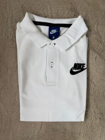 polo nike blanc