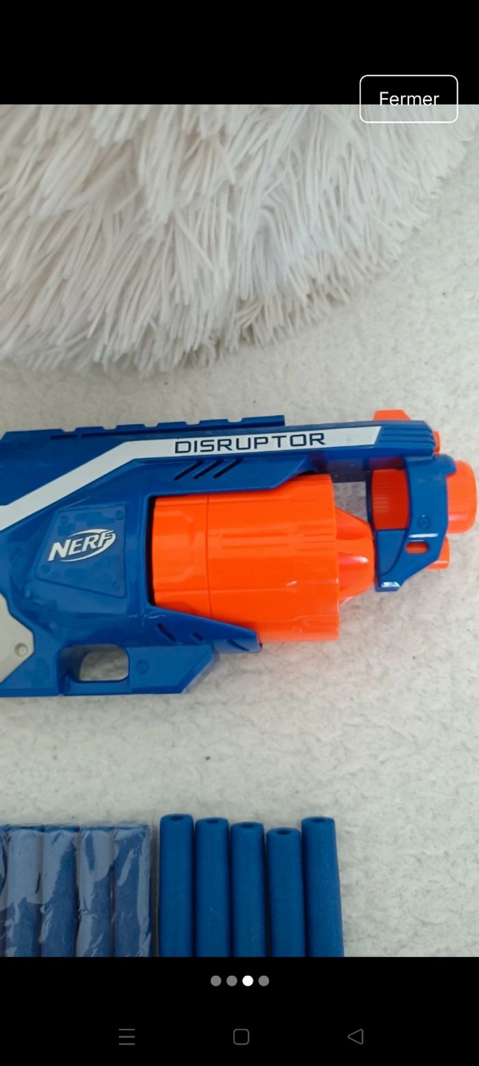 Pistolet nerf élite disruptor 15 flèches - photo numéro 4