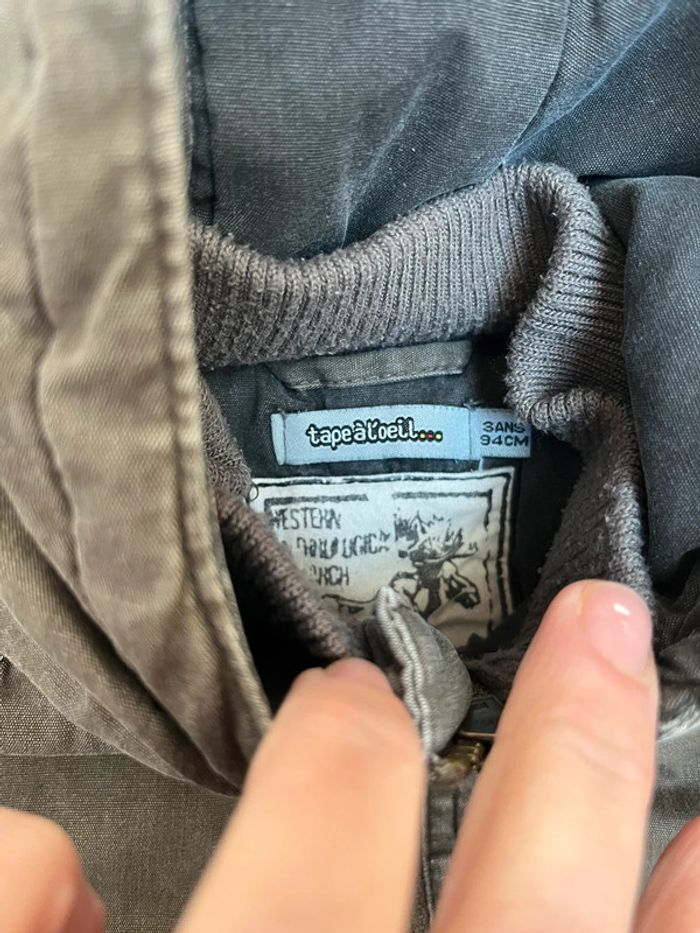 Manteau avec capuche TAO taille 3 ans - photo numéro 6