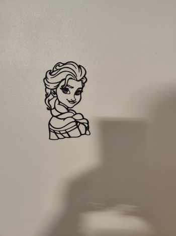 Décoration murale la reine des neiges