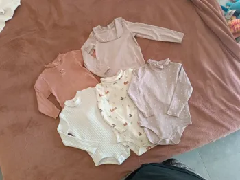 Lot de 5 bodys