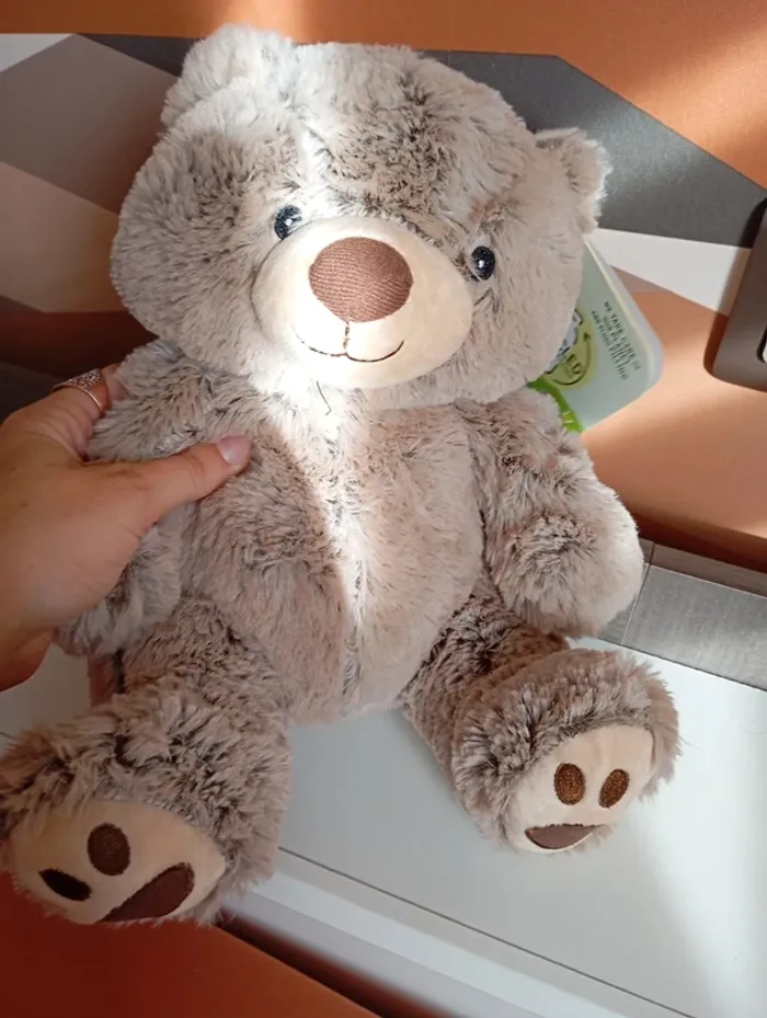 1€ neuf nounours peluche recyclé idéal cadeau anniversaire ou naissance - photo numéro 5