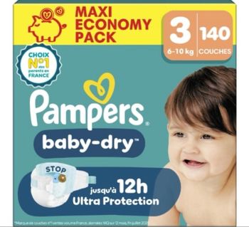 Pampers baby dry taille 3 