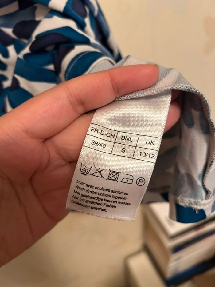 T-shirt bleu 38/40 - photo numéro 5
