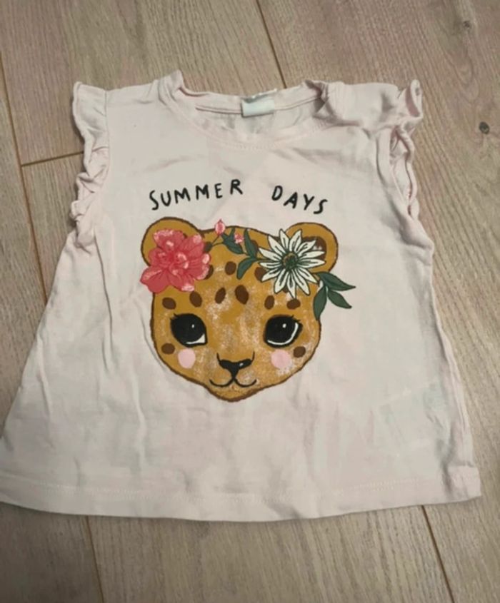 Tee-shirt rose