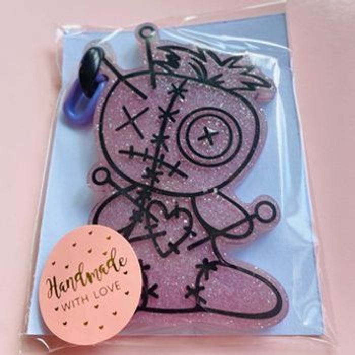 Porte-clés Fait main poupée vaudou Lila - photo numéro 3