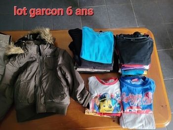 Lot vêtements garçon 6ans