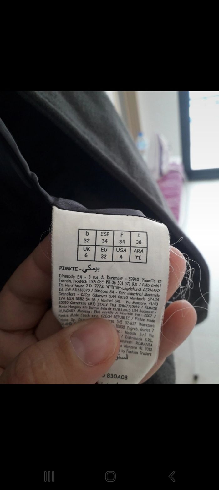 Manteau gris S - photo numéro 2
