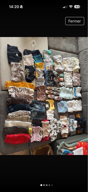 Lot vêtements garçon 3 mois