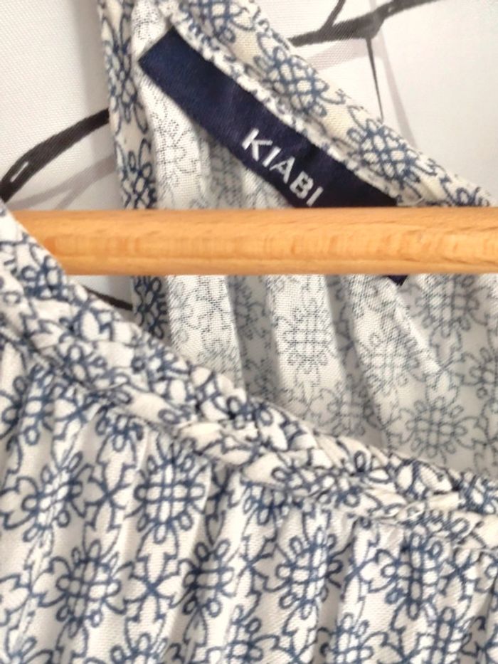 Robe femme été motifs bleus Kiabi taille 36 - photo numéro 2