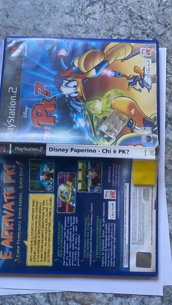 disney paperino ps2  jaquette
