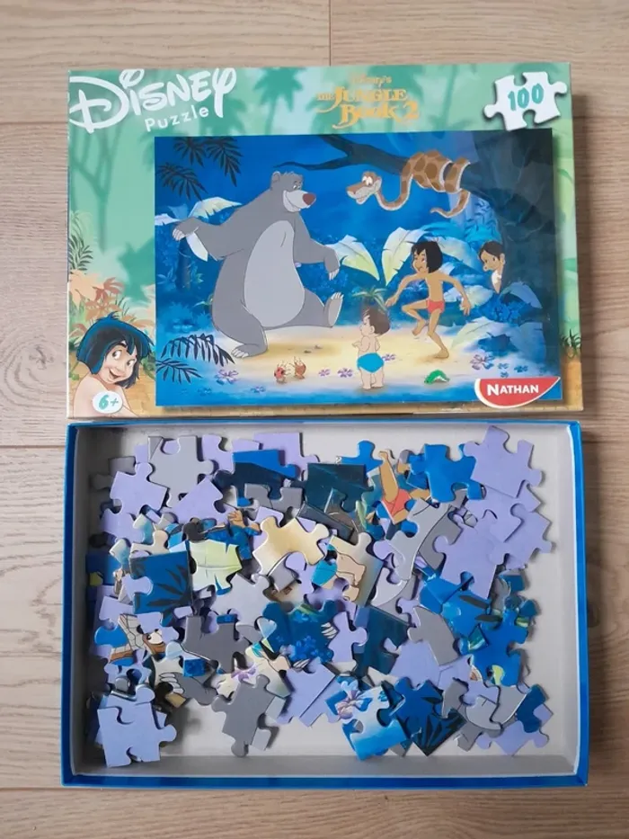 Puzzle Le livre de la jungle - 100 pièces - photo numéro 2