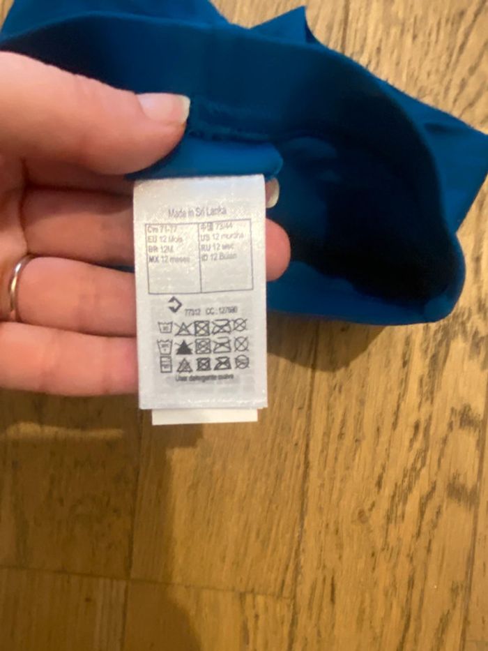 Boxer de bain bleu Décathlon 12 mois - photo numéro 3