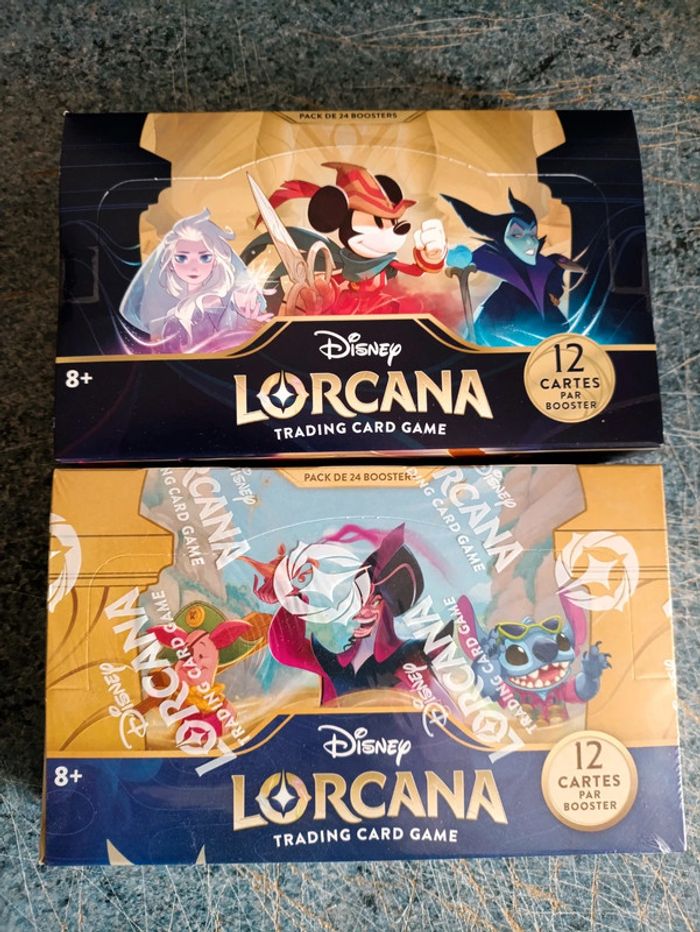 Lot display set 1 et 3 lorcana