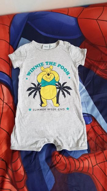 Combi-short garçon Winnie l'ourson taille 12 mois
