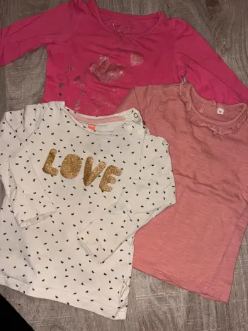 Lot t-shirt longue manches
