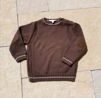 Pull marron kid kanaï 4 ans