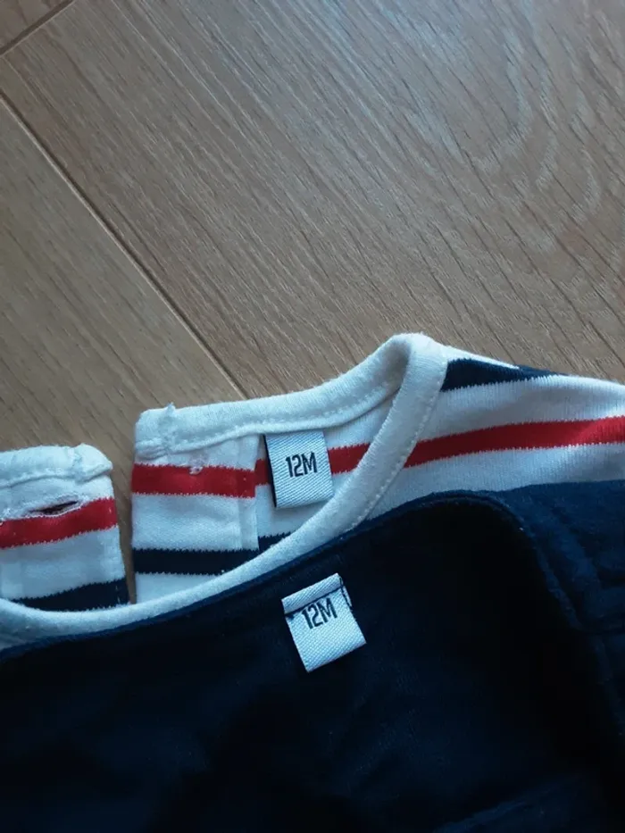 Ensemble 2 pièces thème marin - Taille 12 mois - photo numéro 3