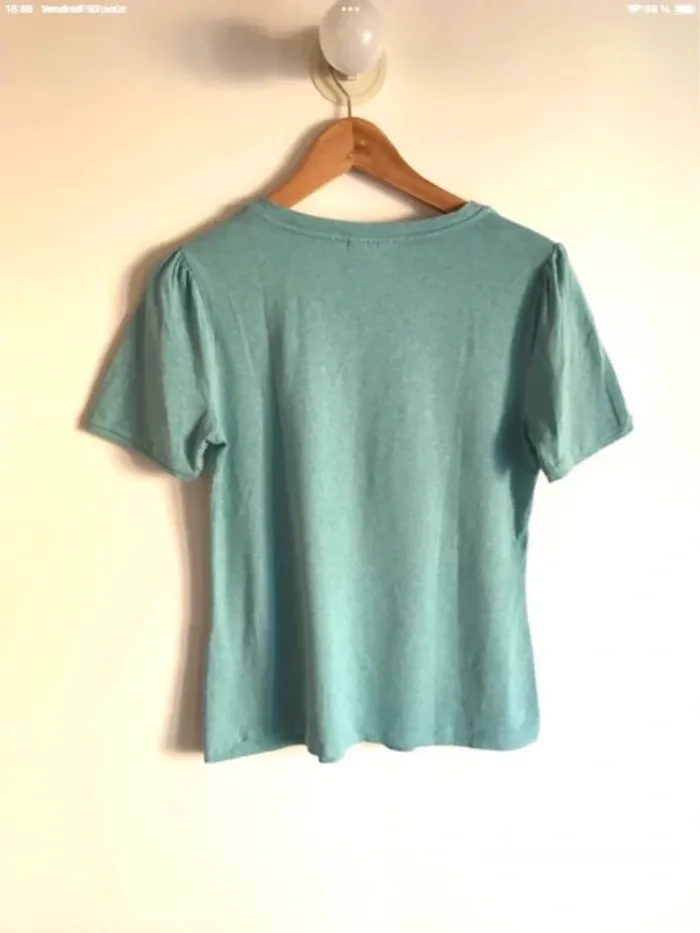 T-shirt bleu Sixth Sense en viscose taille 40 - photo numéro 4