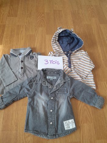 Lot polo/chemise