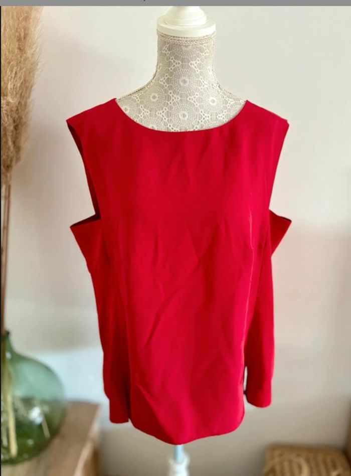 Blouse fluide rouge Weill paris 40 L