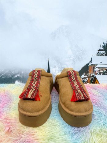 Pantoufles d'hiver UGG Tazzle, couleur châtaigne, pointure 37