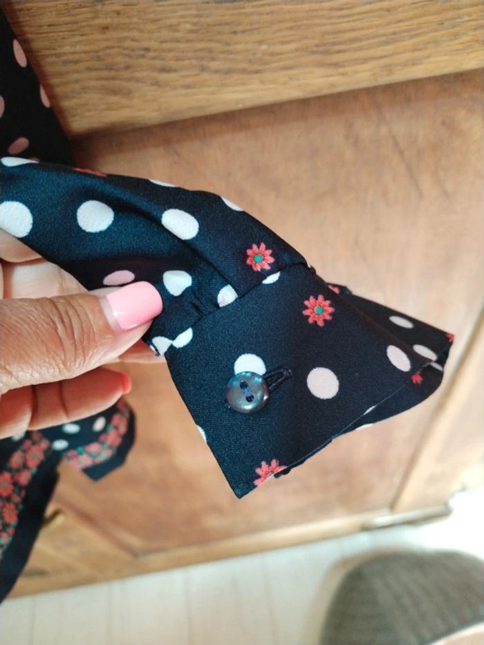 Blouse à pois vintage - photo numéro 6