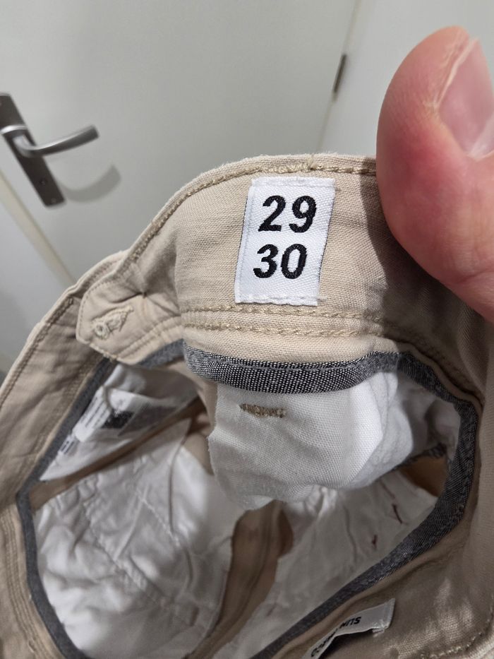 Pantalon Chino Crème - photo numéro 6