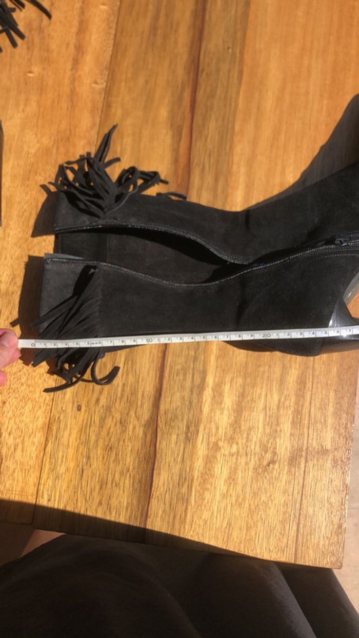 Bottines hautes en nubuck pointure 40 - photo numéro 7
