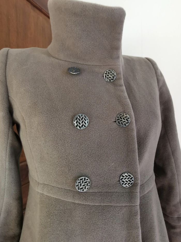 Manteau marron clair Zapa - photo numéro 10