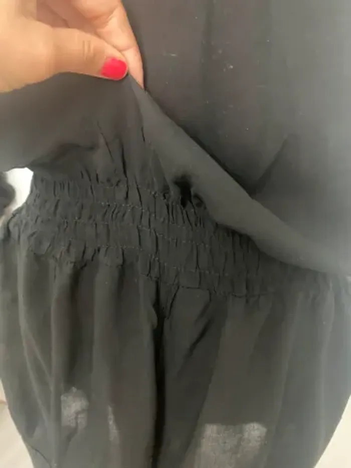 Combishort bustier légère noire - photo numéro 6