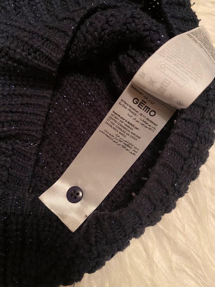 Pull en laine bleu marine pailletté 🌸 Lulu Castagnette - photo numéro 7