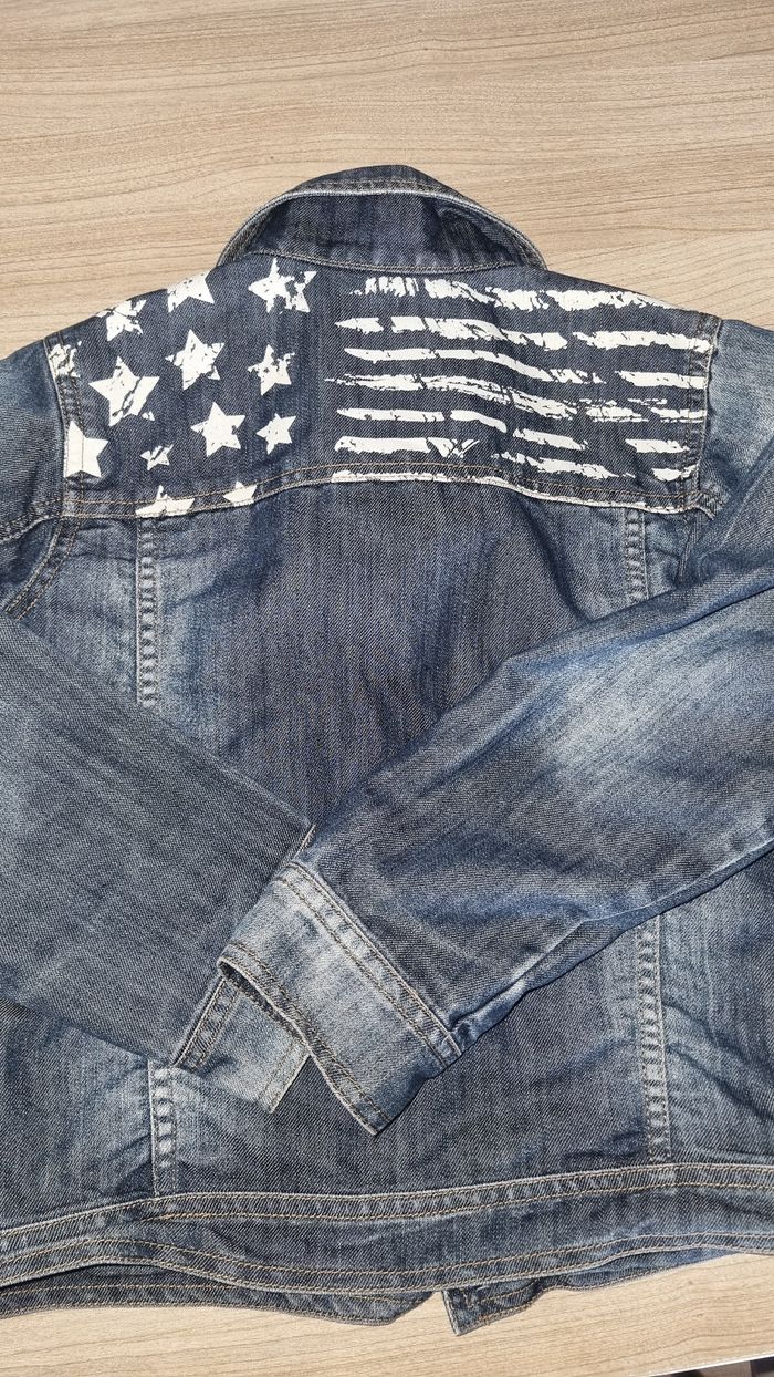 Veste en jeans 8 ans - photo numéro 2