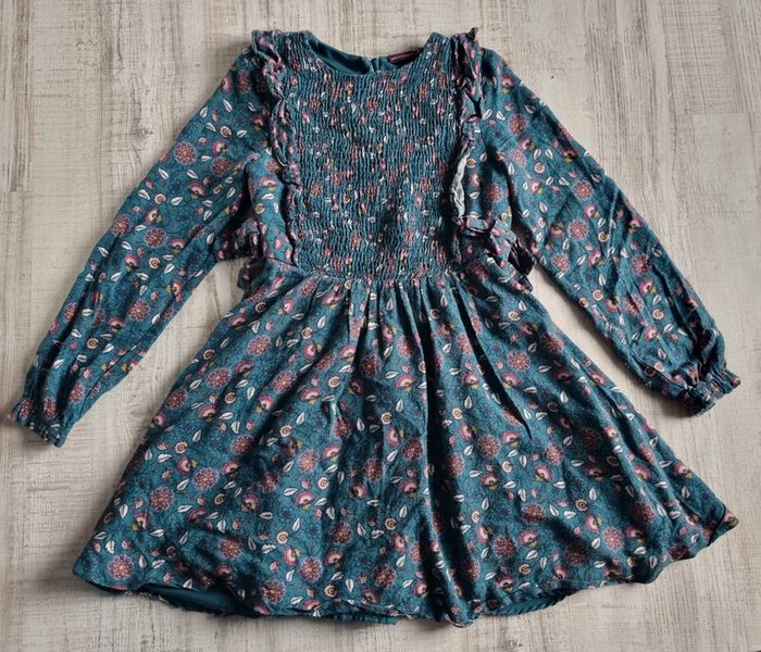 Robe fleurie sergent major 9 ans