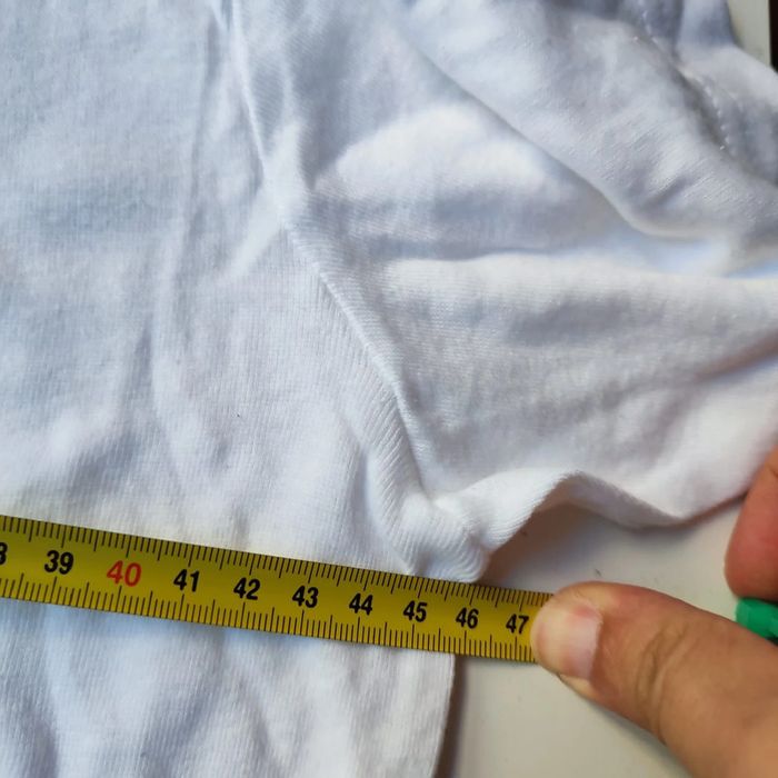 T-shirt blanc neuf taille L/XL Oro - photo numéro 4