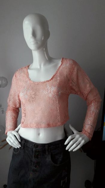 Crop Top dentelle T40/42