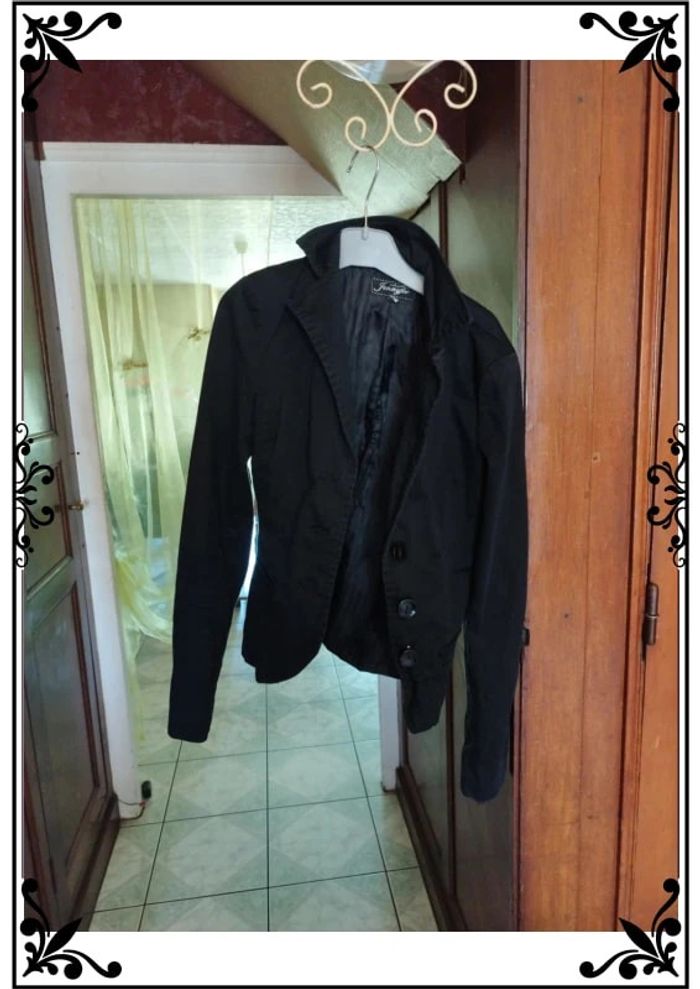 Veste blazer noire Jennyfer taille S/36 - photo numéro 2