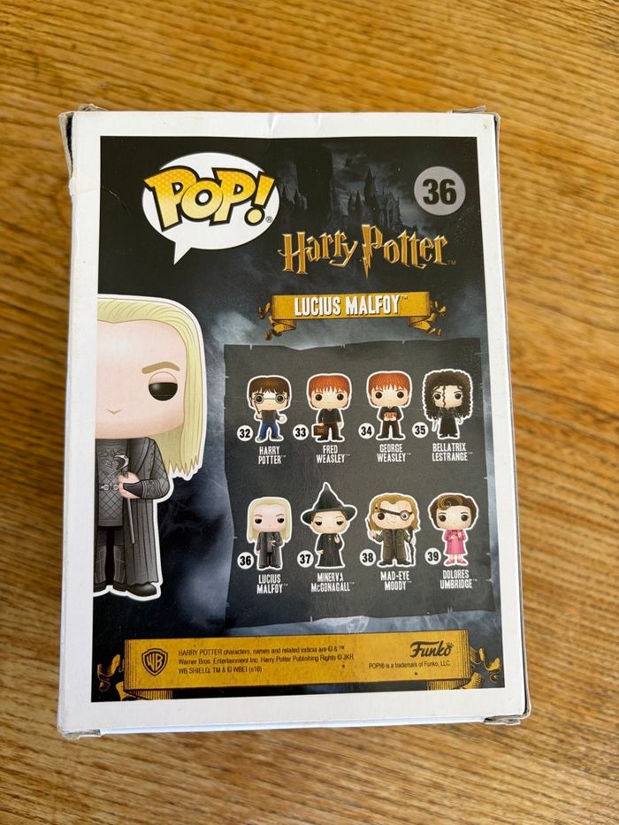 Funko Pop Harry Potter Lucius Malfoy 36 - photo numéro 3
