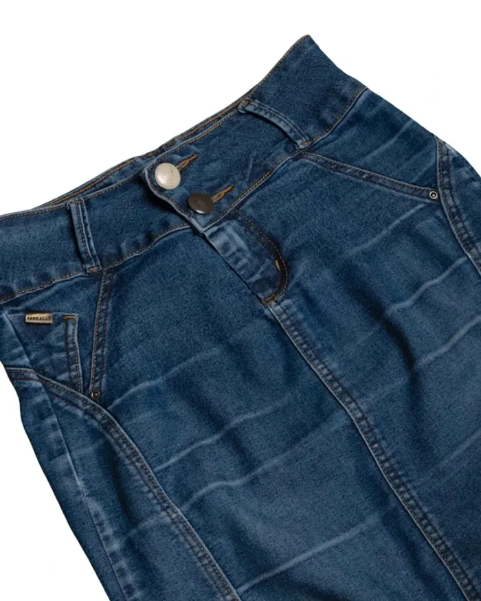 Jupe en jean moulante vintage y2k style denim skirt Farragut Taille  M - photo numéro 2