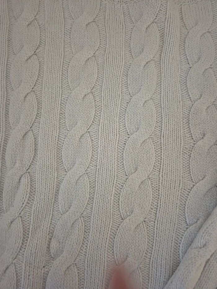 Pull court blanc hollister - photo numéro 2