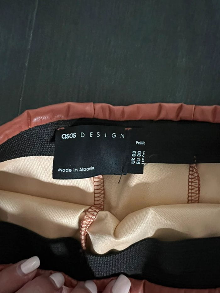 Jupe simili cuir Asos Design - photo numéro 2