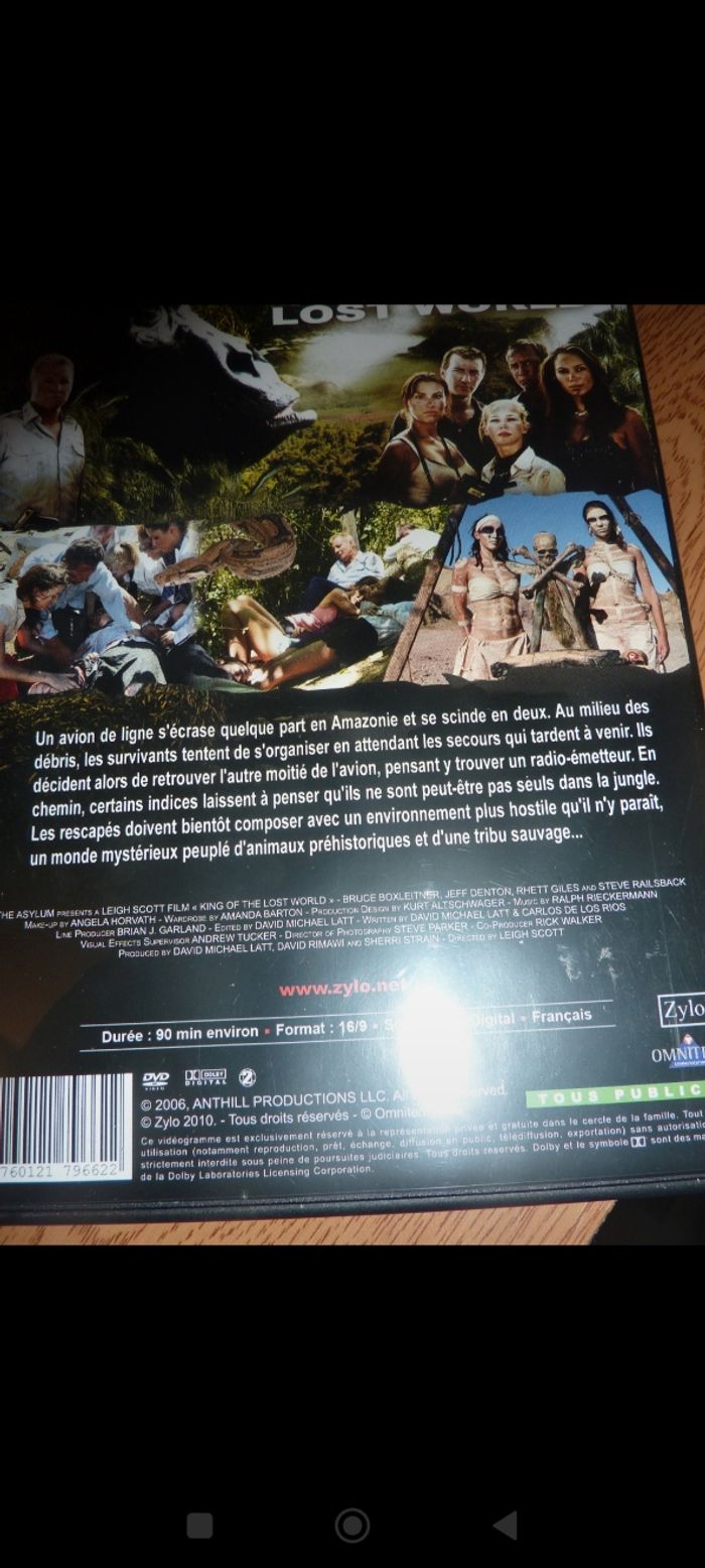Lot de 2 Dvds Baby Panda  et King of the lost World + un CD - photo numéro 4