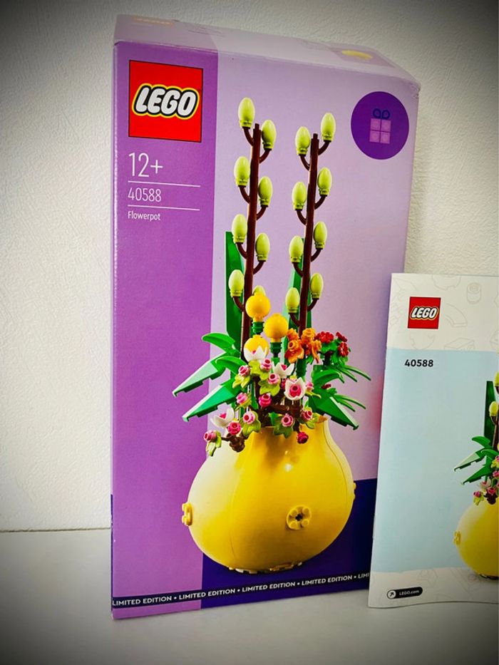 LEGO 40588 - Le Pot de Fleurs - Complet avec Boîte et Notice - photo numéro 9