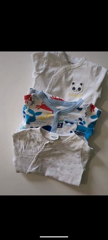 Lot 3 pyjamas légers 3 mois