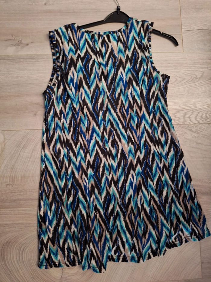 Tunique bleue noire T 3 - photo numéro 4